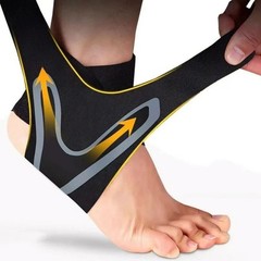 Ankle Brace Support Compression Sleeve Breathable Running Football Cycling New