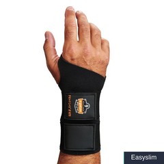 Wrist Support Brace Neoprene Double Strap X-Large Ambidextrous Black