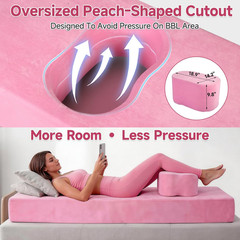 BBL Bed after Surgery for Sleeping with Oversized Peach-Shaped Hole, Brazilian B