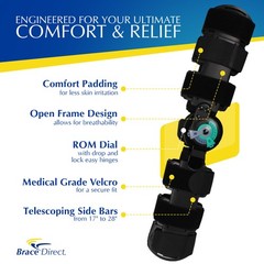 Knee Post Op ROM T Scope Brace for ACL, MCL, PCL