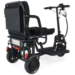 Three-Wheel Foldable Electric Mobility Scooter for Adults, 3 Speed Adjustment