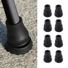 4Pcs Cane Tips 3/4 Inch Heavy Duty Rubber Cane Tips Anti Slip TPR Replacement…
