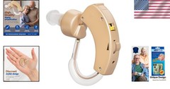 Compact Digital Hearing Aid with Volume Control & Noise Reduction for Easy Use