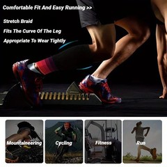 Calf Sleeves Leg Support Compression Socks Running Shin Splint Varicose Vein
