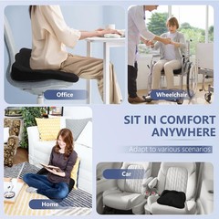 Thicker Seat Cushion for Office Chair, Big Gel Seat Cushion for Long Sitting,…