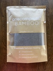 Onecompress Bamboo Calf Compression Sleeve Size 2XL Dark Gray Open Box NEW