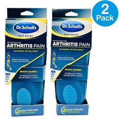Dr. Scholl’s Orthotics Arthritis Pain Men- Size 8–12 – 2 Pack – New