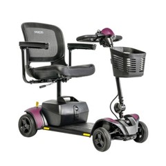 Pride SC442E Sugarplum Elite Traveller® 2 4-Wheel Travel Mobility Scooter- 18AH