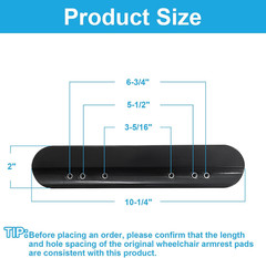Wheelchair Armrest Pads, Premium Wheelchair Arm Pads, Wheelchair Armrest Replace