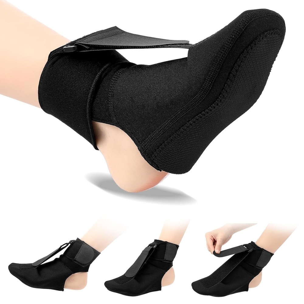 Plantar Fasciitis Night Splint Foot Brace with Arch Support Heel Pain Relief