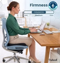 Ergonomic Gel & Memory Foam Seat Cushion for Sciatica Pain Relief – Bonus Cover!