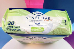 3 – Tena Sensitive Pads/Serviettes Care Skin Comfort Formula Maximun 3X Protect