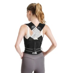 Shoulder and back posture correction with camel straps, adult body shap
