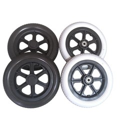 2X Wheelchair 12 inch Rear Wheel 12 1/2 x 2 1/4 Replacement Solid Urethane