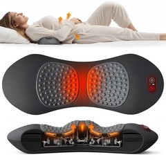 Triple Fusion Back Massager with Heat, Vibration and Gentle Stretch, USB Powe…
