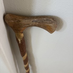 Brazos Walking Stick 37 Inch Height Made From Solid Sassafras Wood