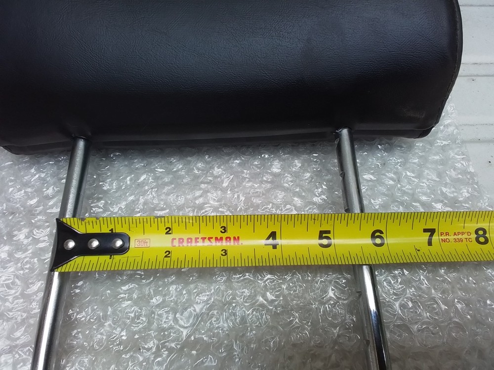 Electric Wheelchair Seat Black Head Rest 5-3/8″ inches between rods READ