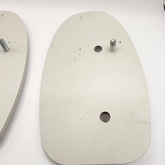 Pair Bruno Stairlift Track END PLATE CAP w/ Jack Bolt Steel SRE-3000 SRE- 3050