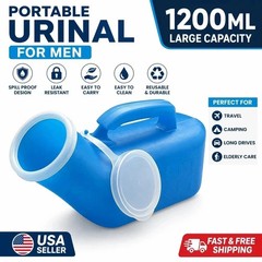 1PCS 1200ML Portable Urinal for Men Spill Proof Urine Bottle Leak Resistant