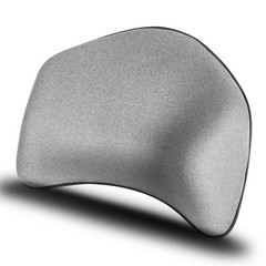 1Piece Ergonomic Lumbar Support Memory Foam Polyester Gray -Universal Fit,22CU05