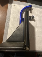 Quickie Iris Blue Right Manual wheelchair Legrest Footrest Leg Foot Rest