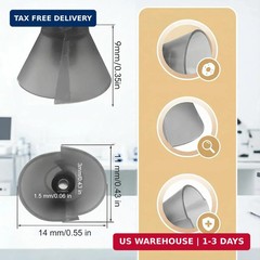 10 Counts Hearing Aid Ear Tips Replacement Fit Standard Receiver Tulip Domes Dar