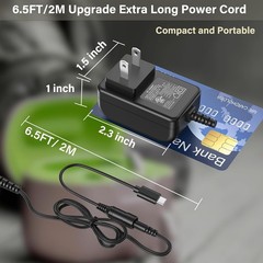 5V Hearing Aid Charger Compatible with Phonak Case Power Cord AC Adapter