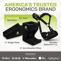 Premium Shoulder Sling with Abduction Pillow – Arm Immobilizer for Athletes (Rig