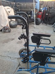 Quickie Iris Tilt in space w/ recline Wheelchair 17″x20″ adj depth