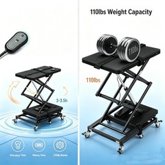 25lbs Portable Electric Wheelchair/Mobility Sctooer Lift for Cars,Support 110lbs