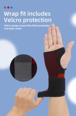 Wrist Hand Support Brace Carpal Tunnel Sprain Arthritis Gym Sports Right / Left