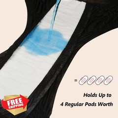 MOLLIS Period Underwear XXLarge Black 8 Count