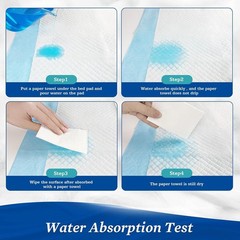 Chucks Pads Disposable 23″x36″ 50 Count , Leakproof Adults Incontinence Bed P…