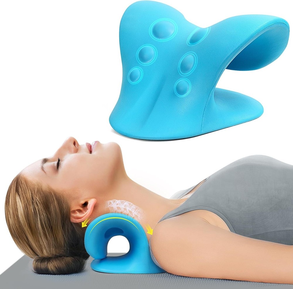 Neck Hump Corrector Cervical Traction Pillow for Pain Relief and Relaxation
