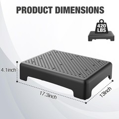 Mobility Step Stool for Adults & Seniors – Non-Slip Platform Indoor and