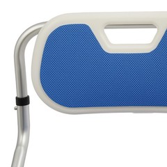 Folding Shower Chair with Arms and Back for Seniors Handicap Disabled Blue US