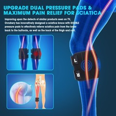 Sciatica Pain Relief Brace Devices for Women Men – Upgraded Small and plus Size