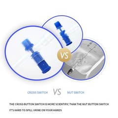Male Wearable Incontinence Pants Urinal Leg Bag Silicone Urine Funnel Collector
