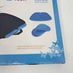 Nova Happy Tush Gel Cell Seat Cushion Coccyx Car Bath Office Extra Wide 2607-R