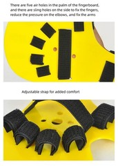 FANBODTA Finger Orthotics, Extended Type Fingerboard Stroke One Size, Yellow