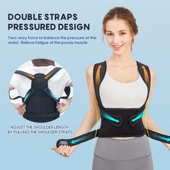 Back Brace Posture Corrector Women Men Shoulder Straightener Adjustable Support