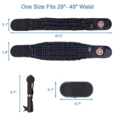 Back Pain Belt Inflatable Lumbar Support for Lower Back Pain Relief Decompres…