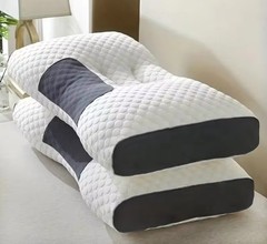 2 Pack Ergonomic Orthopedic Neck Pillows Contour Support Memory Foam Bed Pillow