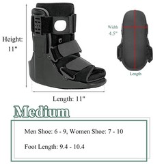 Air Walking Boot Fracture Boot Short Walker Protection for Injuries Fractures M