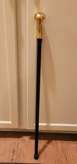 SOLID BRASS CANE HAME KNOCKER HANDLE CUSTOMIZED – LENGTH PREFERENCE & WOOD COLOR