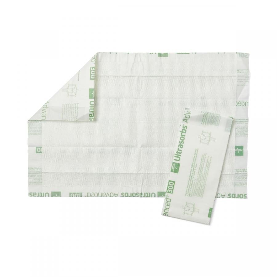 Medline Ultrasorbs Advanced+ Premium Underpad 24×36″ Ultra Absorb 300 lb Cap 70