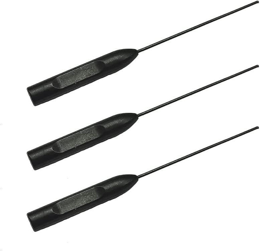 Hearing Aid Vent Cleaning Tool Earpiece Earmold Cleaner (3) Black