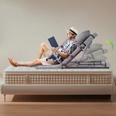 Adjustable Electric Lifting Bed Sitting Backrest for Pregnant Women Elderly US