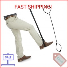Vive Leg Lifter Strap (44 Inch) – Rigid Foot Loop, Hand Grip for Adult, Senior,