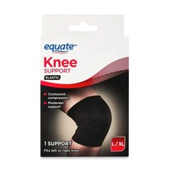 (3 pack) Equate Knee Compression Support Brace, Unisex Large / Extra Large